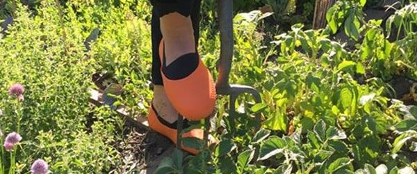 sur chaussure pour le jardin mouillère