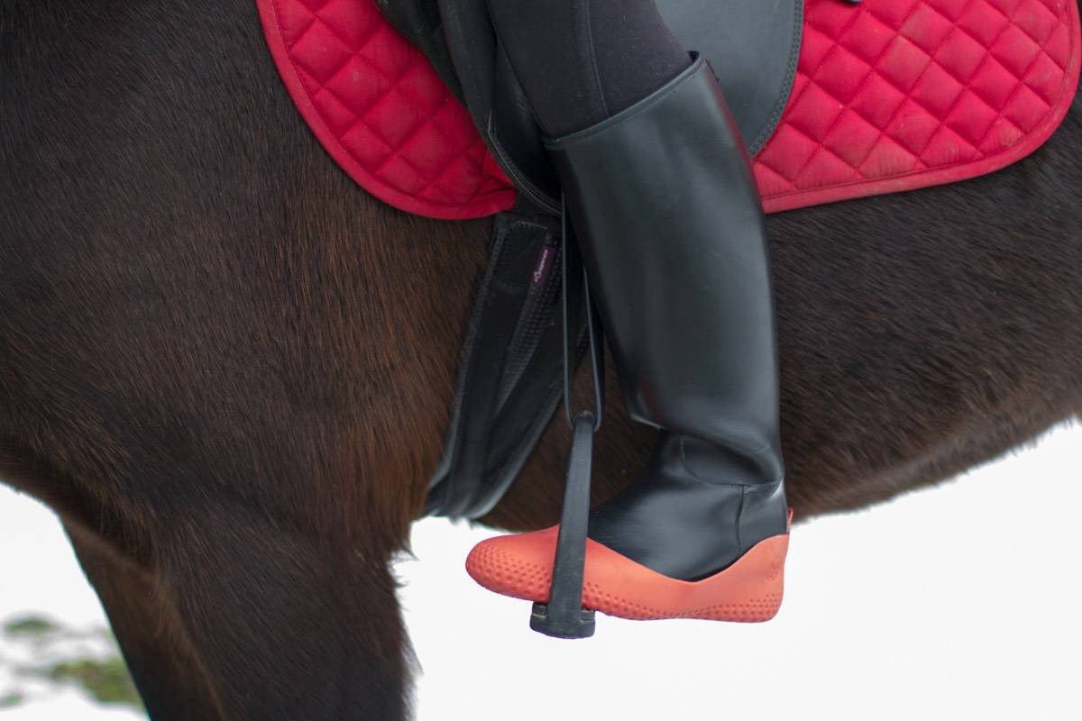 Sur botte cheval La mouillère