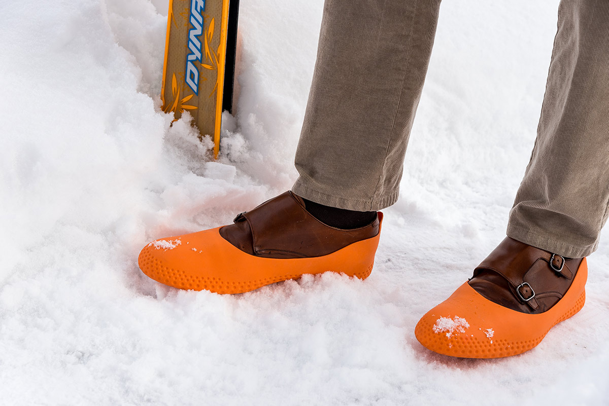 Surchaussures pour les promenades en forêt la Mouillère