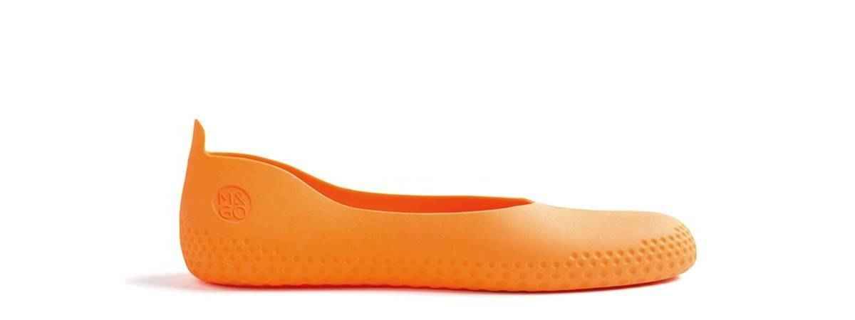 Sur-chaussure orange